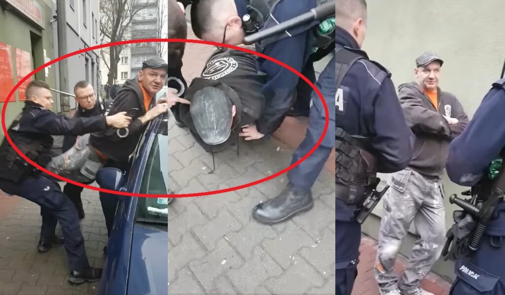 policja brak maski