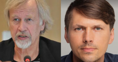 Wolfgang Wodarg i Grzegorz Płaczek