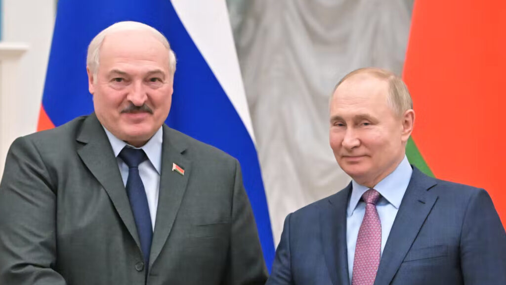 Łukaszenka i Putin