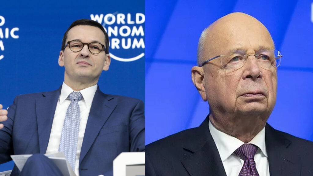 Mateusz Morawiecki i Klaus Schwab