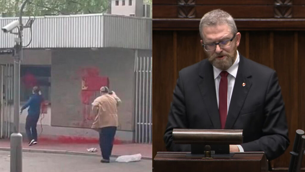 Grzegorz Braun o ataku na polską ambasadę