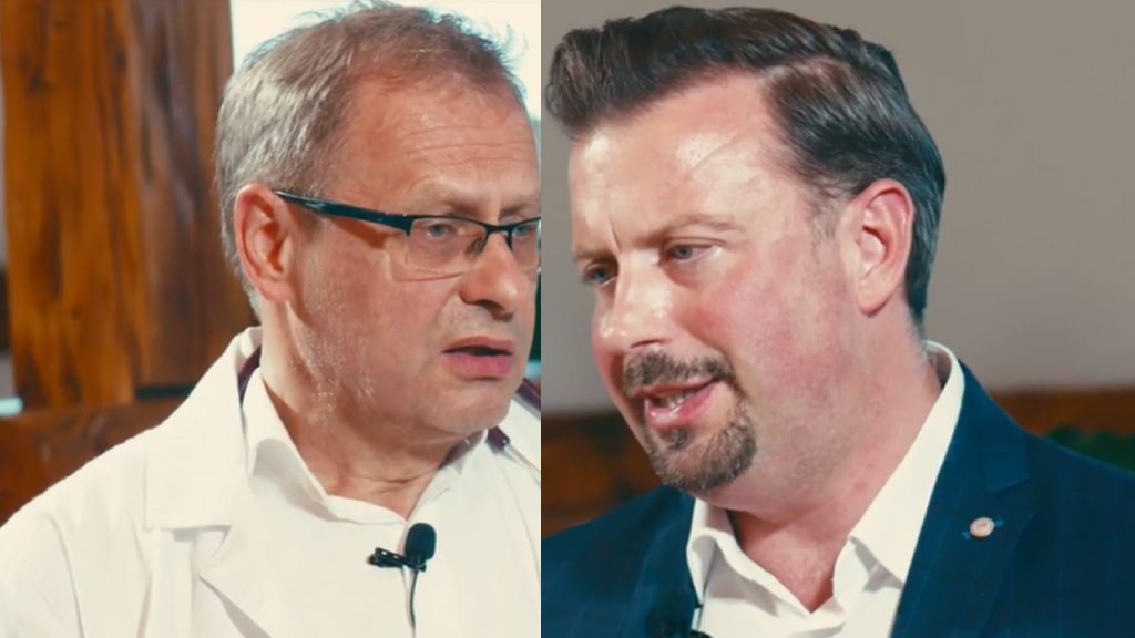 Rafał Piech i dr Włodzimierz Bodnar