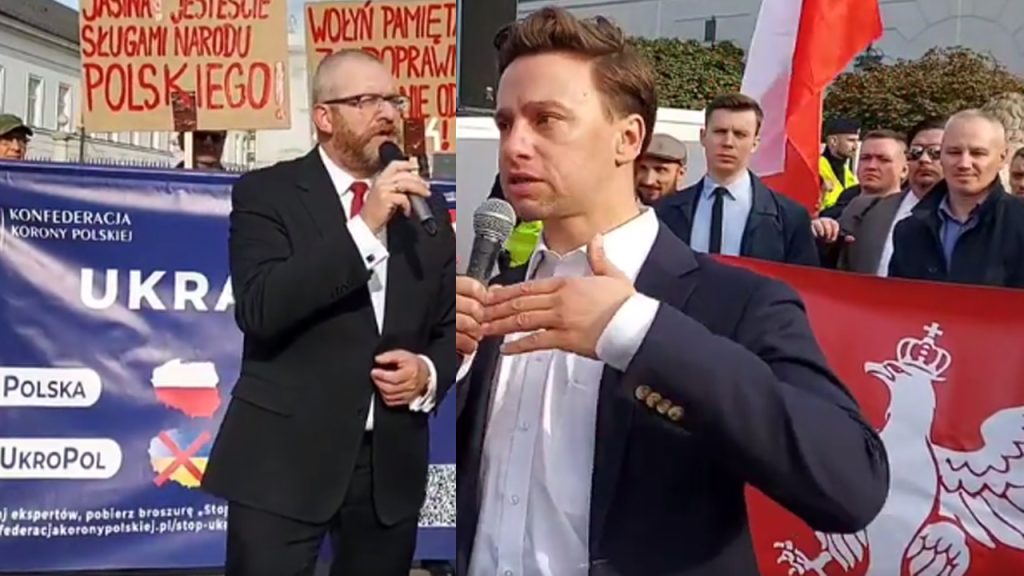 Grzegorz Braun i Krzysztof Bosak