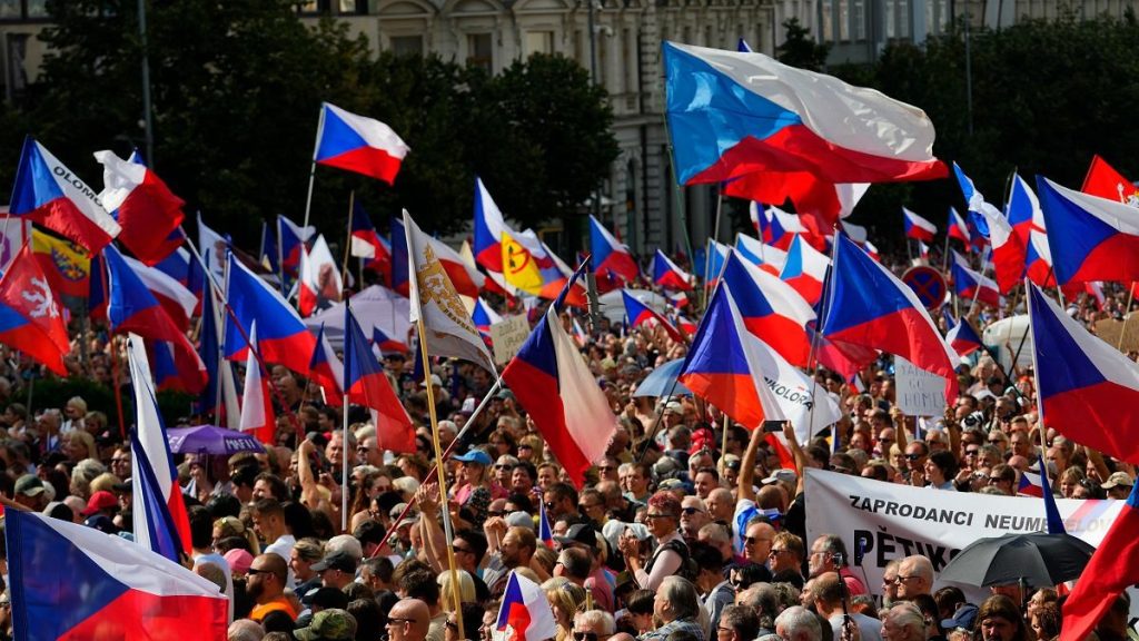 protesty w Czechach