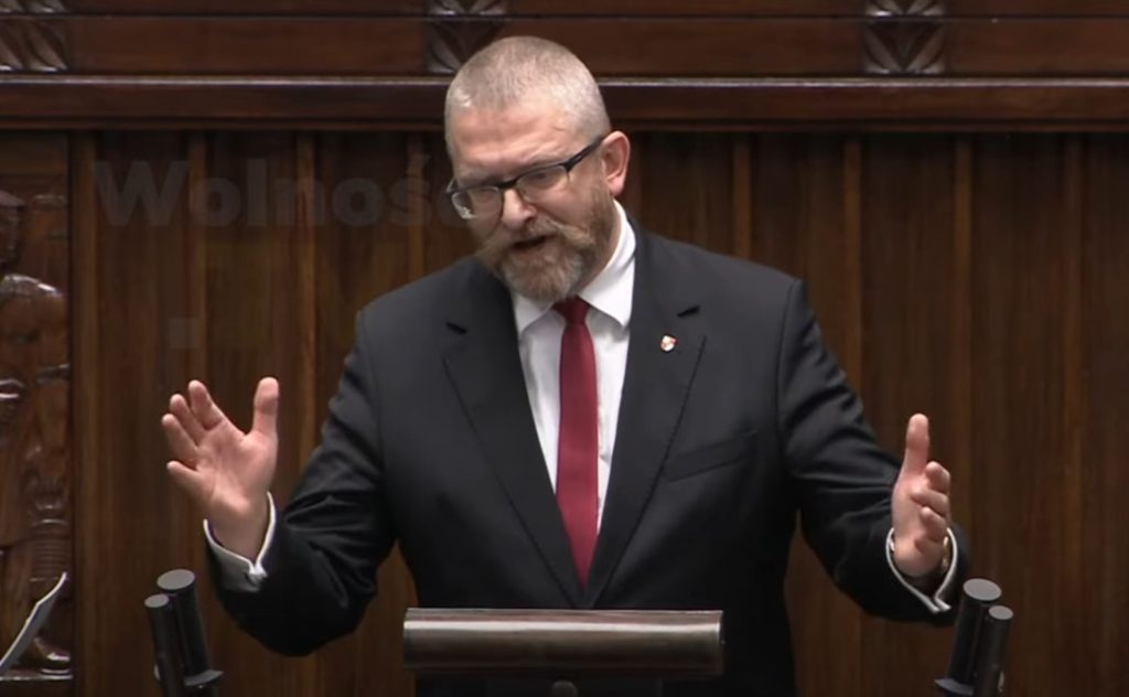 Grzegorz Braun Morawiecki agent