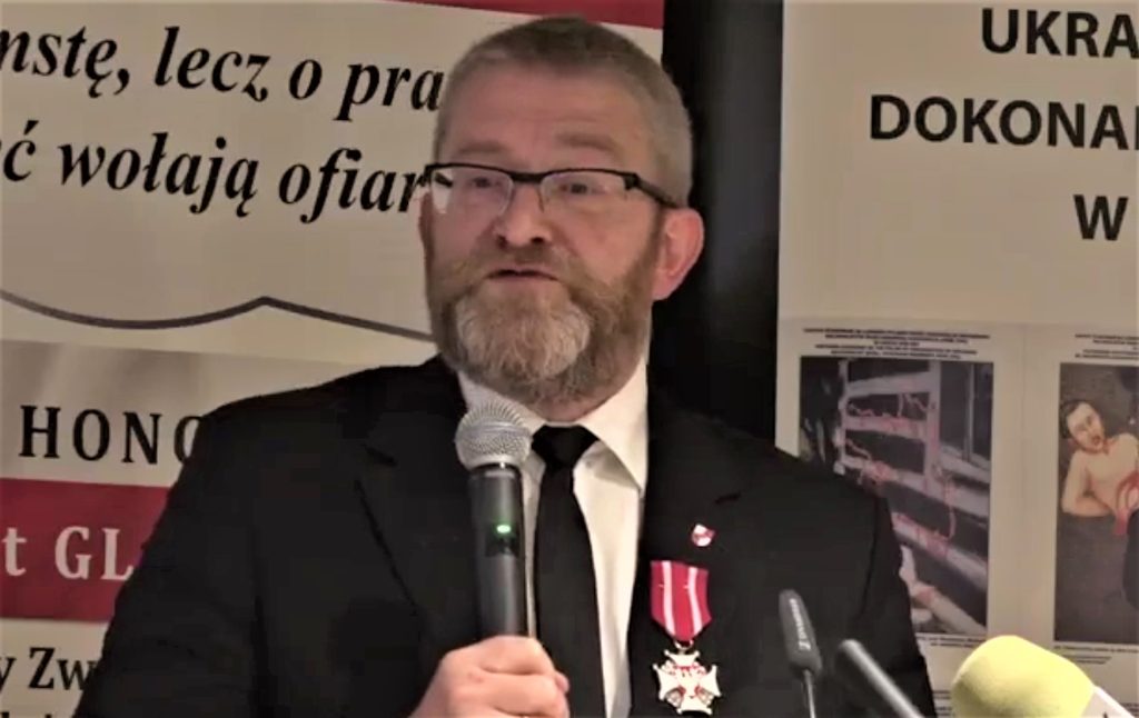 Grzegorz Braun rzeź wołyńska