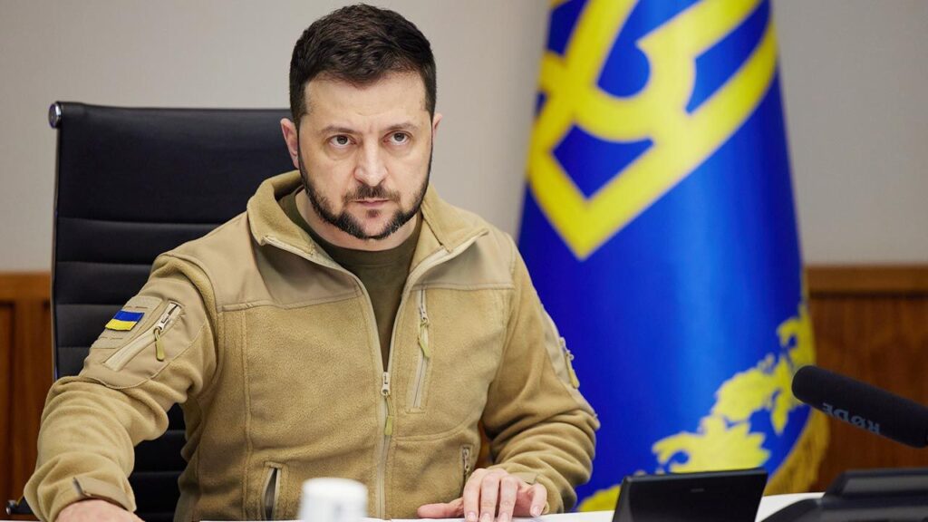 Zełeński wojna na Ukrainie
