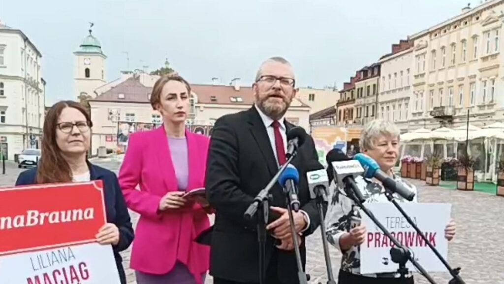 Grzegorz Braun i Karolina Pikuła Ukraina