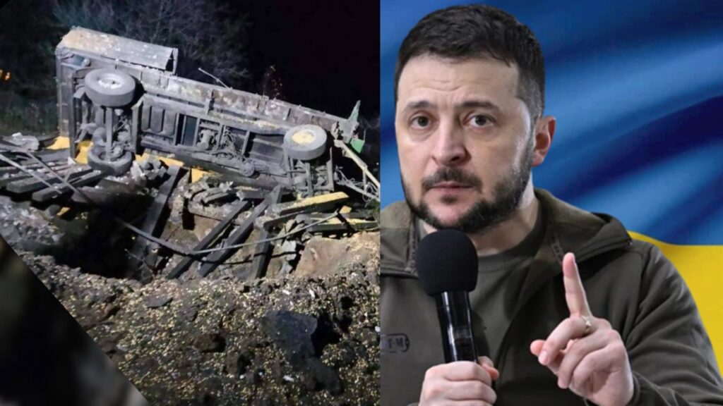 wybuch pocisku w przewodowie