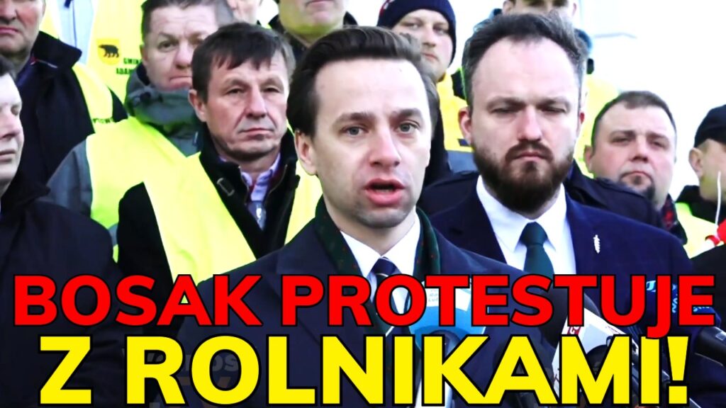 bosak protest rolników