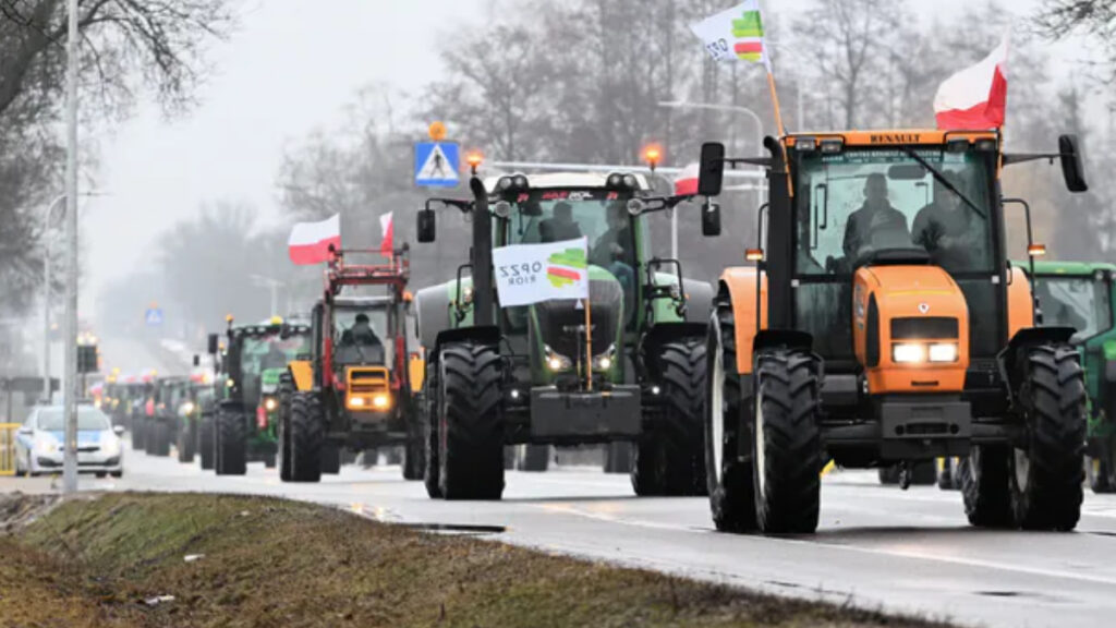 protesty rolników